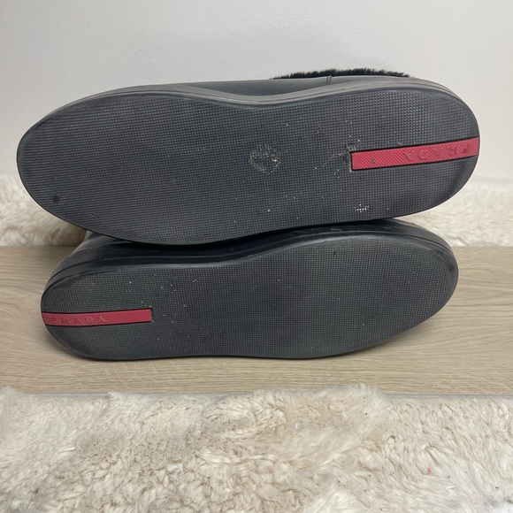 Prada Leather Shearling Winter Boots - Picture 12 of 16